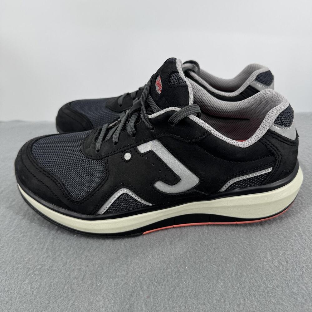 Joya Waikiki Deep Sea Womens 8.5 Black Gray Suede Comfort Walking Shoes Swiss